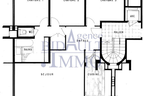 Plan 4/5 Pièces - Résidence Elysée 2 La Celle-Saint-Cloud