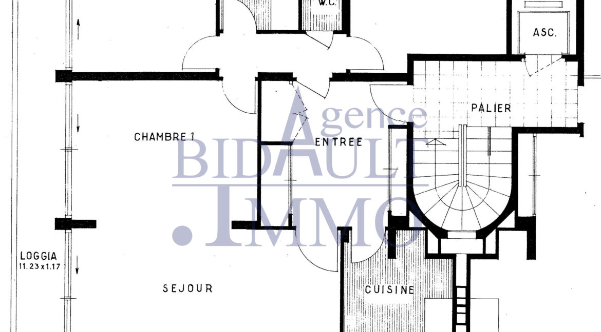 Plan Résidence Elysée 2 - Agence Bidault Immobilier
