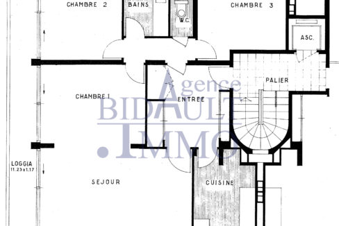 Plan Résidence Elysée 2 - Agence Bidault Immobilier