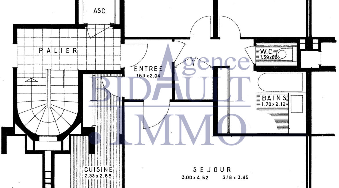 Plan Résidence Elysée 2 - Appartement 3/4 Pièces