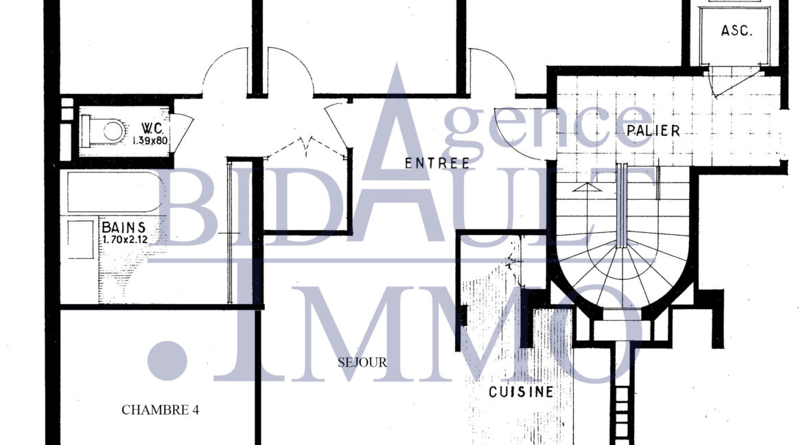 Plan Appartement 4/5 Pièces La Celle-Saint-Cloud - Résidence Elysée 2