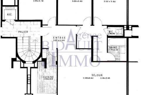 Plan Appartement 4/5 Pièces Résidence Elysée 2 - La Celle-Saint-Cloud