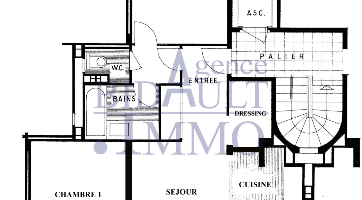 Plan Appartement 3 Pièces La Celle-Saint-Cloud - Résidence Elysée 2