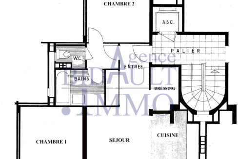 Plan Appartement 3 Pièces La Celle-Saint-Cloud - Résidence Elysée 2