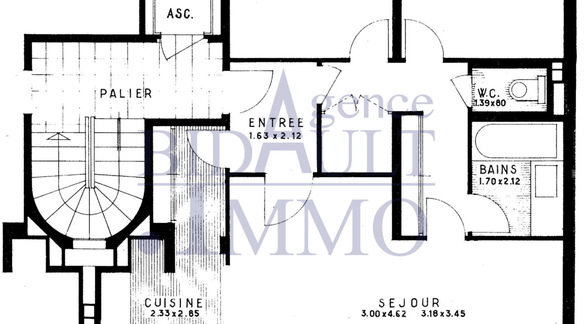 Plan Appartement 3/4 Pièces La Celle-Saint-Cloud - Résidence Elysée 2