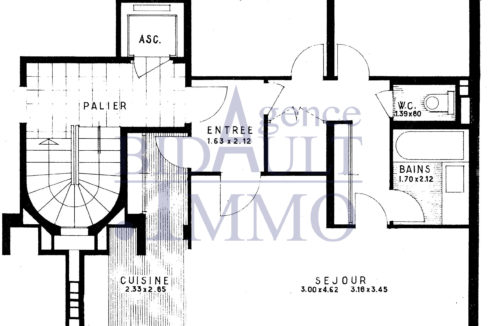 Plan Appartement 3/4 Pièces La Celle-Saint-Cloud - Résidence Elysée 2