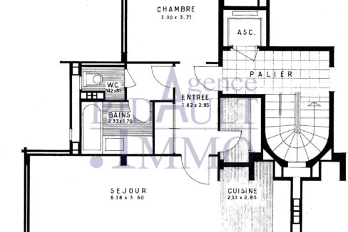 Plan Appartement 2/3 Pièces La Celle-Saint-Cloud - Résidence Elysée 2